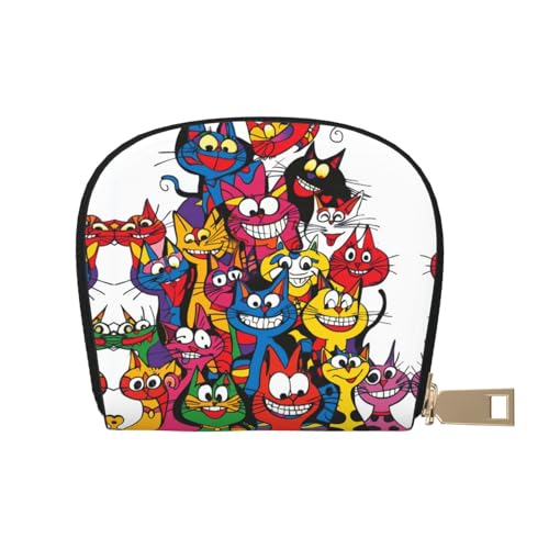 ASDJHFABKY Science-Fiction-Stil Kartenpaket mehrere Sterne Muster Ledertasche Mond Geldbörse Laufsportler – Freihändige Essential Carrier 9 x 11 cm, A33, 9X11CM von ASDJHFABKY