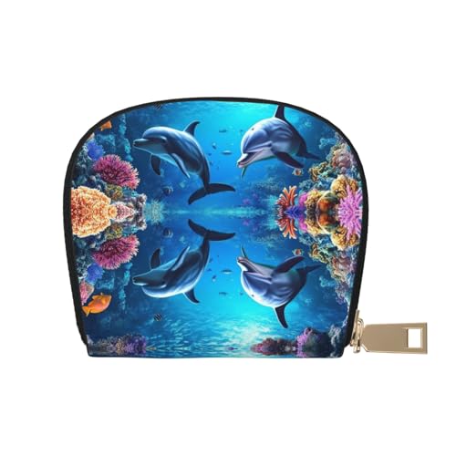 ASDJHFABKY Süße Kartenpackung lila Pilze Ledertasche Pilze Geldbörse Sommer Festival Fans – schweißfester Kartenschutz 9 x 11 cm, A34, 9X11CM von ASDJHFABKY