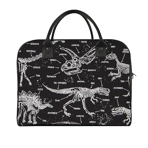 ASDTEHCY Reise-Handtasche, Jurassic Dinosaurier Tragetasche, lässige Umhängetasche Crossbody Messenger Bag, Jurassic Dinosaurier, Einheitsgröße von ASDTEHCY