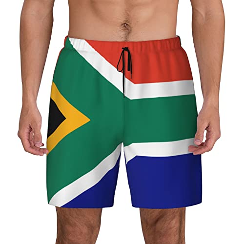 ASDTEHCY Shorts, Südafrika-Flagge, Badehose für Herren zum Schwimmen, Surfen und Strandaktivitäten, siehe abbildung, S 7-9 von ASDTEHCY