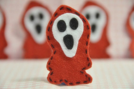 6 Stück Handarbeit Filz Halloween Geist Teufel Rot | Ft962 6 Stück Handarbeit Filz Halloween Geist Teufel Rot | Ft962 von ASECUSA