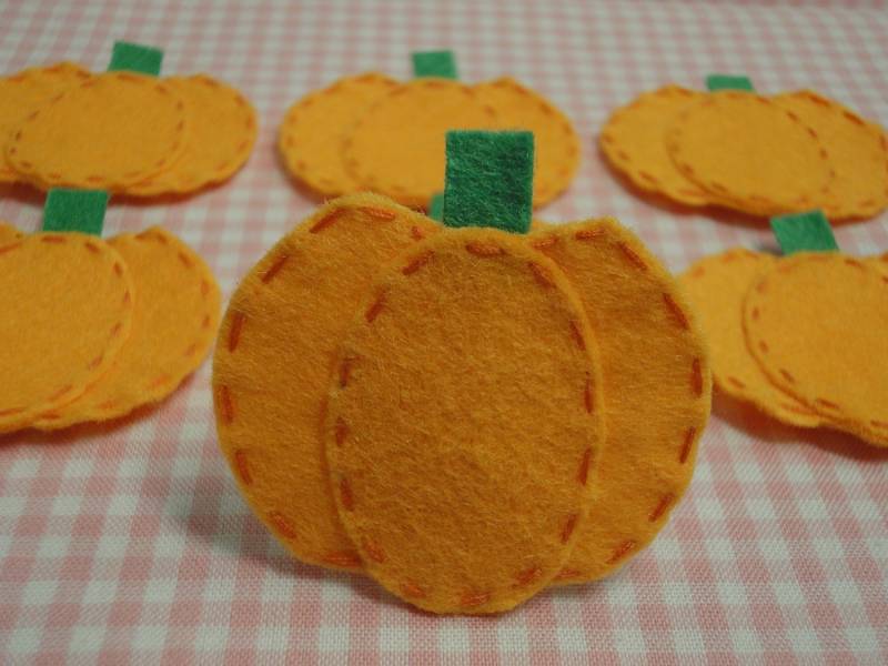 6 Stück Handgemachte Thanksgiving-KürbisRingelblume | Ft849So von ASECUSA