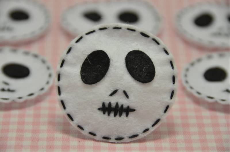 6 Stück Handgemachter Halloween Totenkopf | Ft912 6 Stück Handgemachter Halloween Totenkopf | Ft912 von ASECUSA