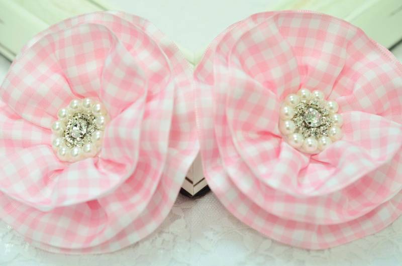Neu 2St Handgemachte Stoff BlumenHellrosa | Fb1050 Neu 2St Handgemachte Stoff BlumenHellrosa | Fb1050 von ASECUSA