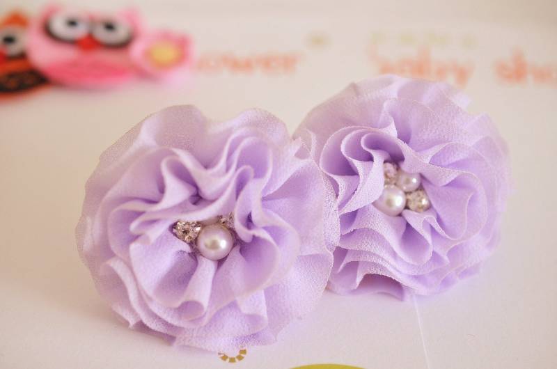 Neu 4st Handmade Chiffon BlumenHyazinthe | Fb1076 von ASECUSA