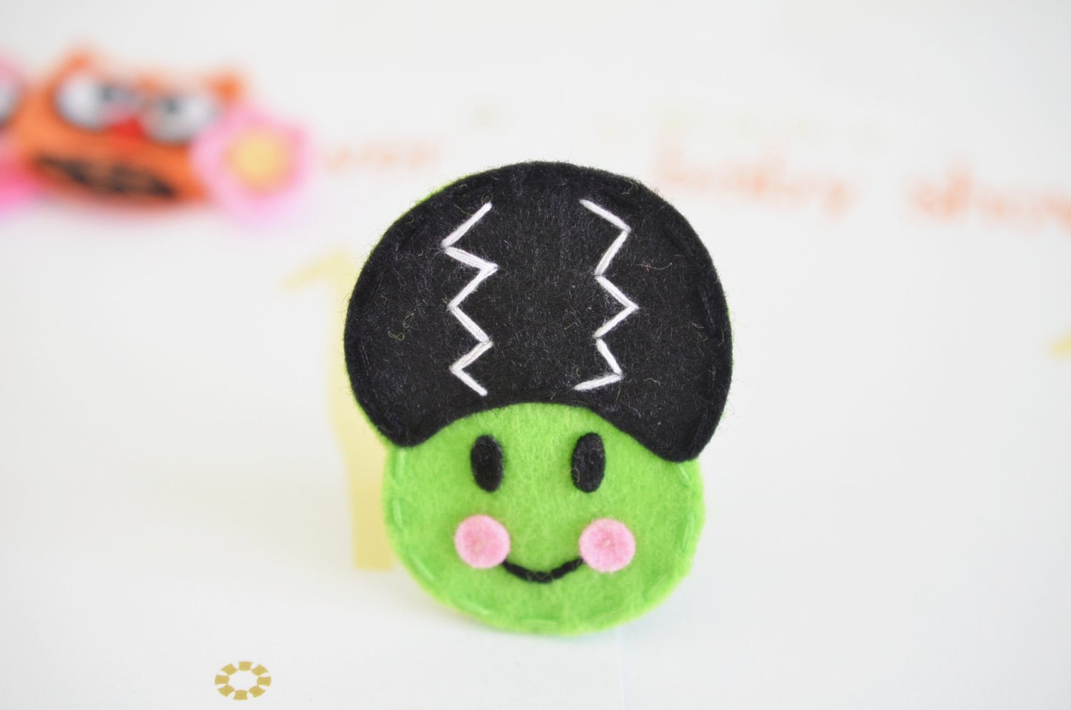 Neu 6 Stück Handgemachtes Halloween Monster | Ft1055 von ASECUSA