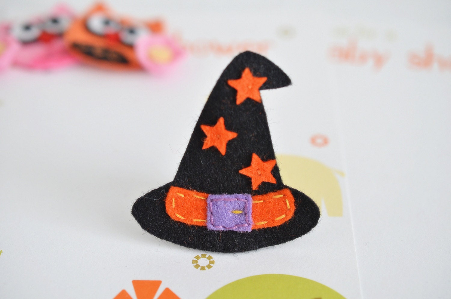 Neu Satz Von 6Pcs Handgemachte Halloween Hexen HüteSchwarz/Orange | Ft1048 Neu Satz Von 6Pcs Handgemachte Halloween Hexen HüteSchwarz/Orange | Ft1048 von ASECUSA