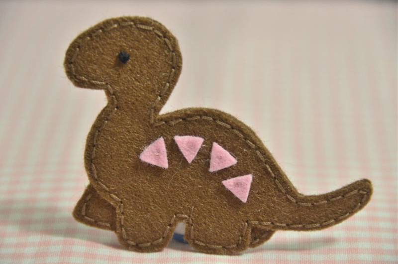 Satz Von 6Pcs Handgemachte Filz DinosaurierSchokolade | Ft349 Satz Von 6Pcs Handgemachte Filz DinosaurierSchokolade | Ft349 von ASECUSA