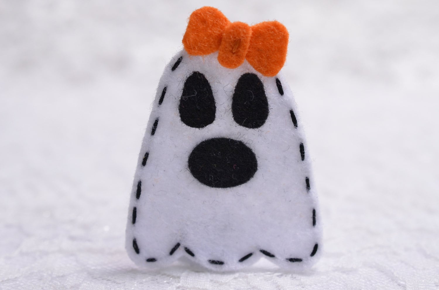 Set Von 6 Stück Handgemachte Filz Halloween GeistWeiß/Kürbis | Ft854So Set Von 6 Stück Handgemachte Filz Halloween GeistWeiß/Kürbis | Ft854So von ASECUSA