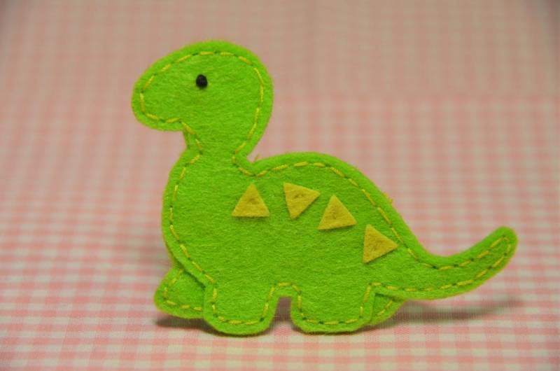 Set Von 6 Stück Handgemachten Filz DinosaurierInsel Grün | Ft349 Set Von 6 Stück Handgemachten Filz DinosaurierInsel Grün | Ft349 von ASECUSA