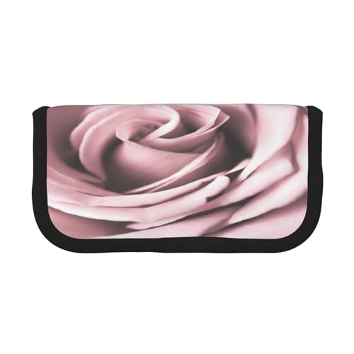 ASEELO Federmäppchen, Gemüse, Mais, groß, für Kinder, Damen, Herren, Schule, Büro, Pink Rose Close Up, Canvas Pen Case, Kosmetikkoffer von ASEELO