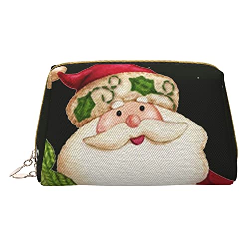 ASEELO Merry Christmas Kosmetiktasche, Make-up-Tasche, Reise-Kosmetiktasche für Frauen, leicht zu tragen, Weiss/opulenter Garten, Einheitsgröße von ASEELO