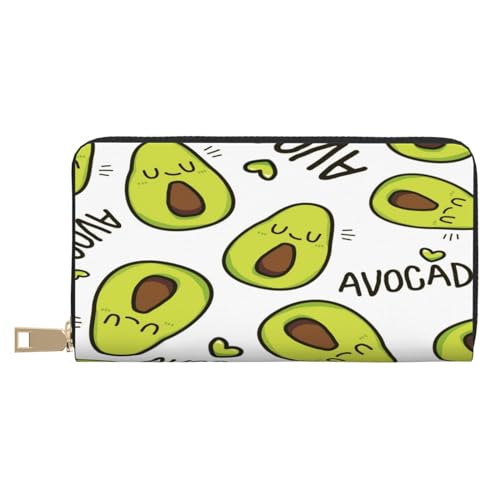 Ledergeldbörse, Münzgeldbörse, Münztasche, Delfin-Leder-Aufbewahrungstasche, Reißverschluss, Geldbeutel, Tasche für Damen, Herren, Kinder, Cartoon-Birnen, Leather Wallet, Münztasche von ASEELO