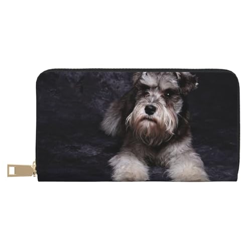 Ledergeldbörse, Münztasche, Münztasche, Kaktus-Muster, Leder-Aufbewahrungstasche, Reißverschluss, Geldbeutel, Tasche für Damen, Herren, Kinder, hund, Leather Wallet, Münztasche von ASEELO