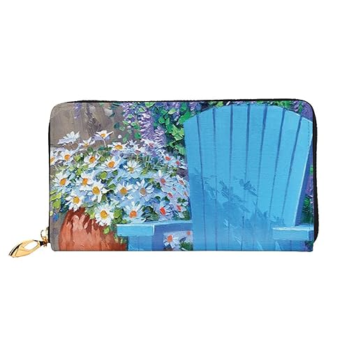 Ledergeldbörse, mehrfarbige Rosen, Geldbörse, Münzbeutel, Aufbewahrungstasche, Reißverschluss, Geldbeutel, Tasche für Damen und Herren, Gartenblume, Leather wallet, Münzbeutel von ASEELO