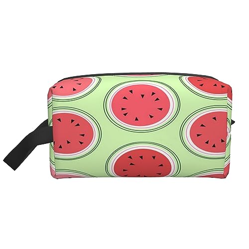 Make-up-Tasche Delfine Kosmetiktasche Aufbewahrungstasche Geldbörse Reise Make-up Reißverschluss Tasche für Frauen, Wassermelone Grün, storage bag von ASEELO