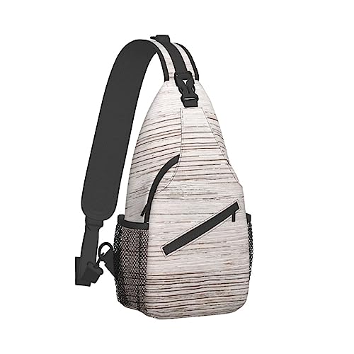 Sling Rucksack, Brusttasche, Wasserfall, Landschaft, Diebstahlschutz, Umhängetasche, Tagesrucksack, Outdoor, Sport, Reisen, Wandern, für Damen und Herren, orchidee, Cross chest bag diagonally von ASEELO