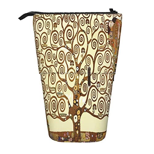 Teleskop-Federmäppchen, Muschel-Landschaft am Strand, Schreibwaren, Federmäppchen, Make-up-Tasche, tragbare Büro-Schreibwaren-Tasche für Teenager, Mädchen, Erwachsene, Lebensbaum, Pencil Telescopic, von ASEELO