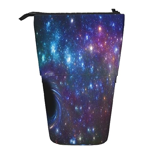 Teleskop-Federmäppchen, Pfauenfedern, Elefant, Schreibwaren, Federmäppchen, Make-up-Tasche, tragbare Büro-Schreibwaren-Tasche für Teenager, Mädchen, Erwachsene, Galaxy, Pencil Telescopic, von ASEELO
