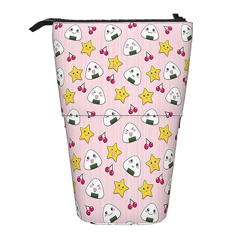 Teleskop-Federmäppchen, niedlicher Mops-Hund, Schreibwaren, Federmäppchen, Make-up-Tasche, tragbare Büro-Schreibwaren-Tasche für Teenager, Mädchen, Erwachsene, Hübscher Reisball, Pencil Telescopic, von ASEELO