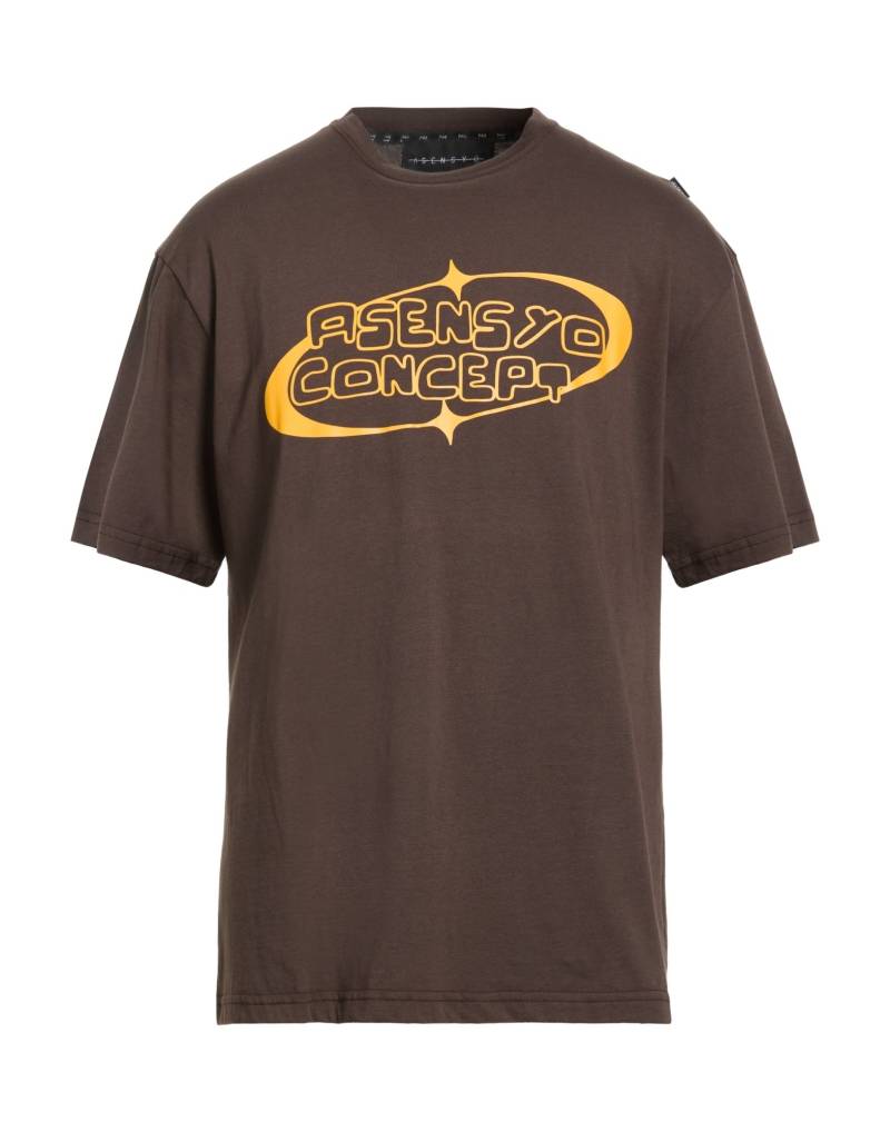 ASENSYO T-shirts Herren Braungrau von ASENSYO
