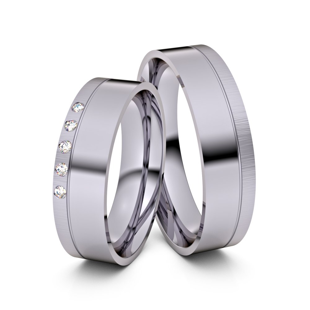 Trauringe Dresden 950er Palladium - 8519 von Juwelier-Schmuck