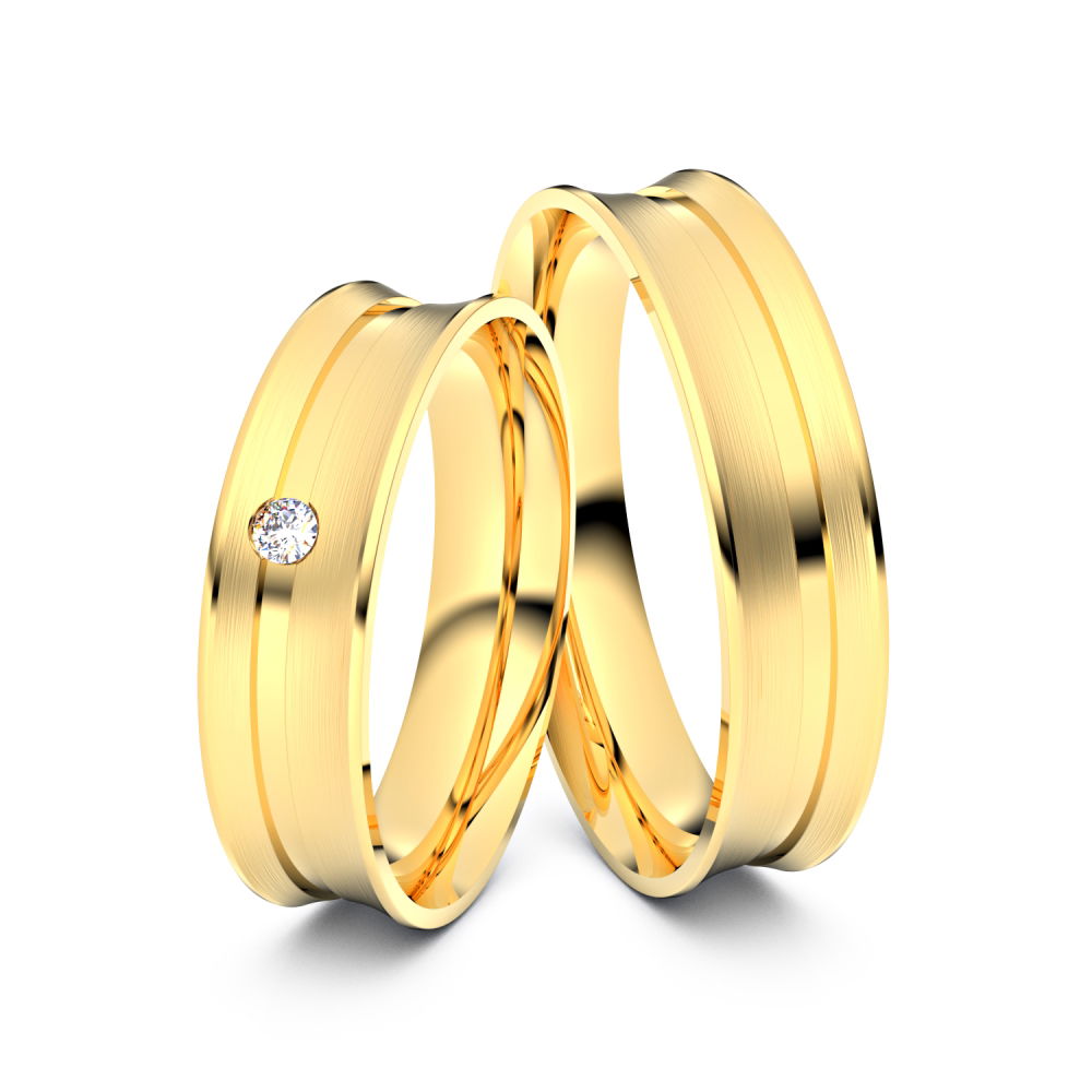 Trauringe Gera 333er Gelbgold - 1633 von Juwelier-Schmuck