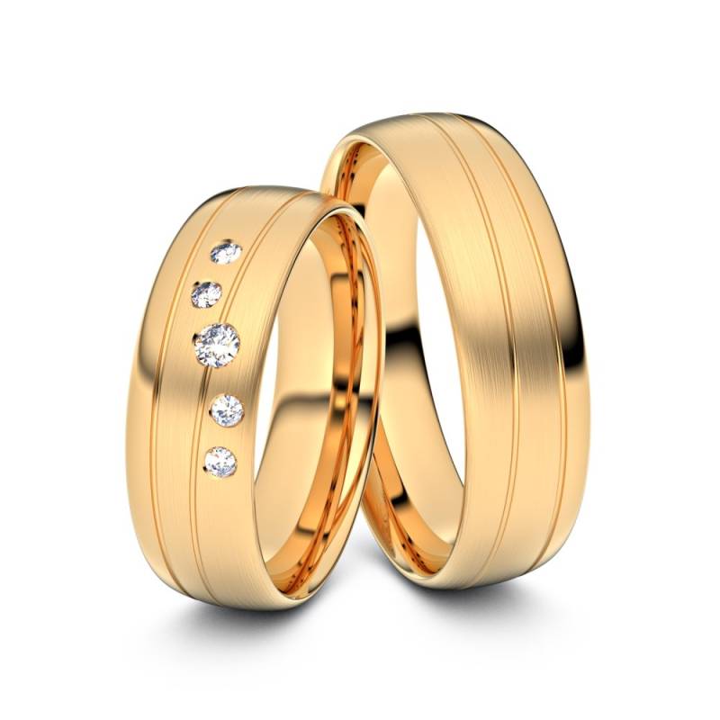 Trauringe Hamburg 750er Roségold - 8787 von Juwelier-Schmuck