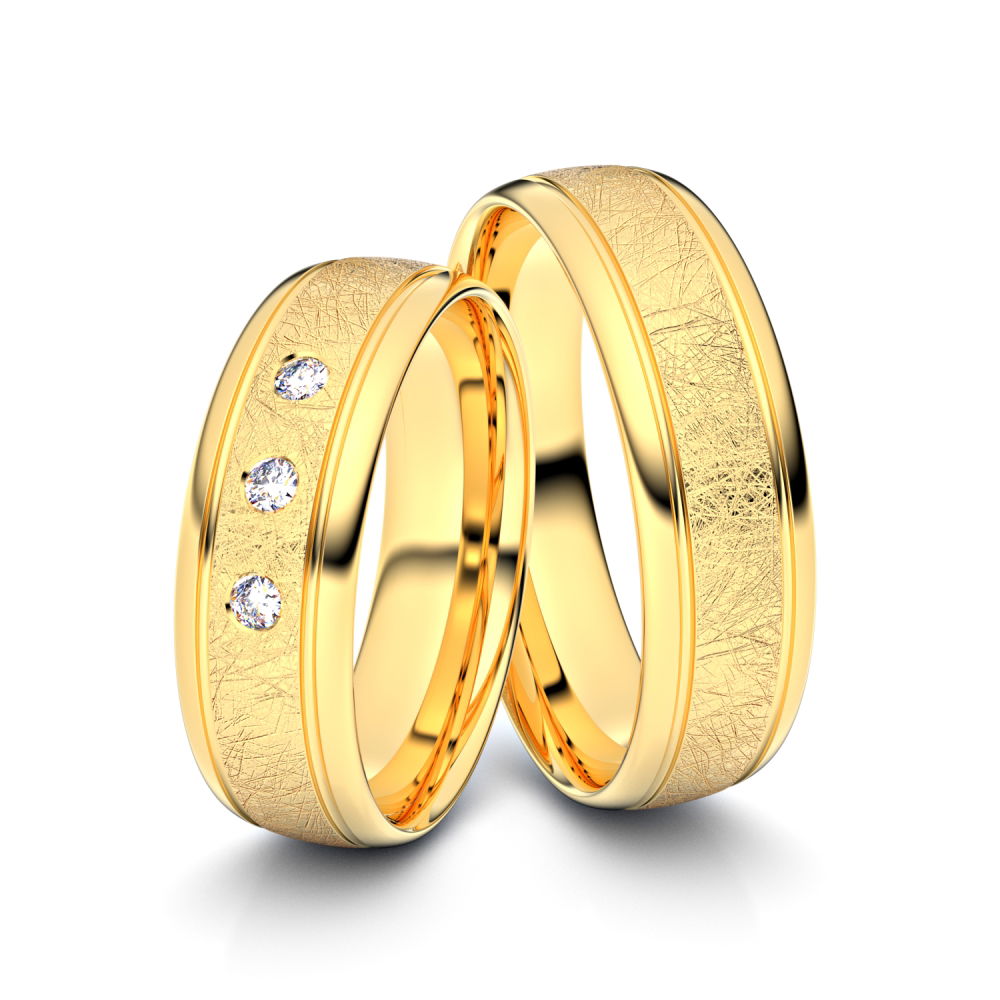 Trauringe Hanau 585er Gelbgold - 0635 von Juwelier-Schmuck