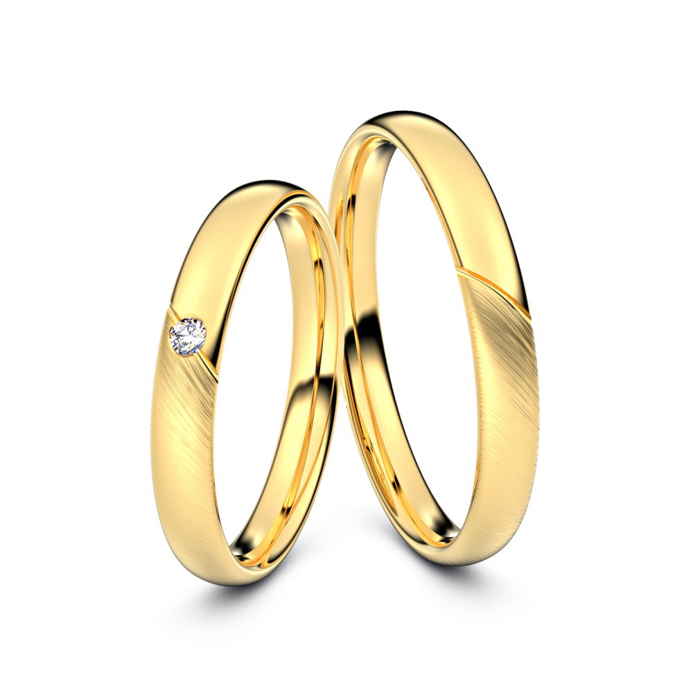 Trauringe Leverkusen 333er Gelbgold - 2052 von Juwelier-Schmuck