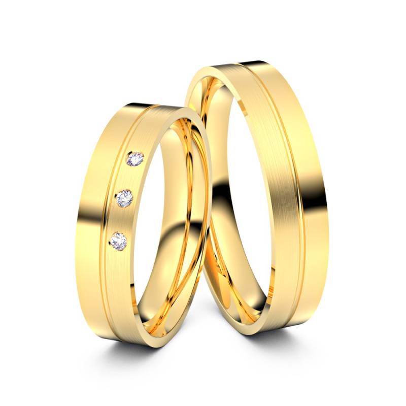 Trauringe Regensburg 585er Gelbgold - 2164 von Juwelier-Schmuck