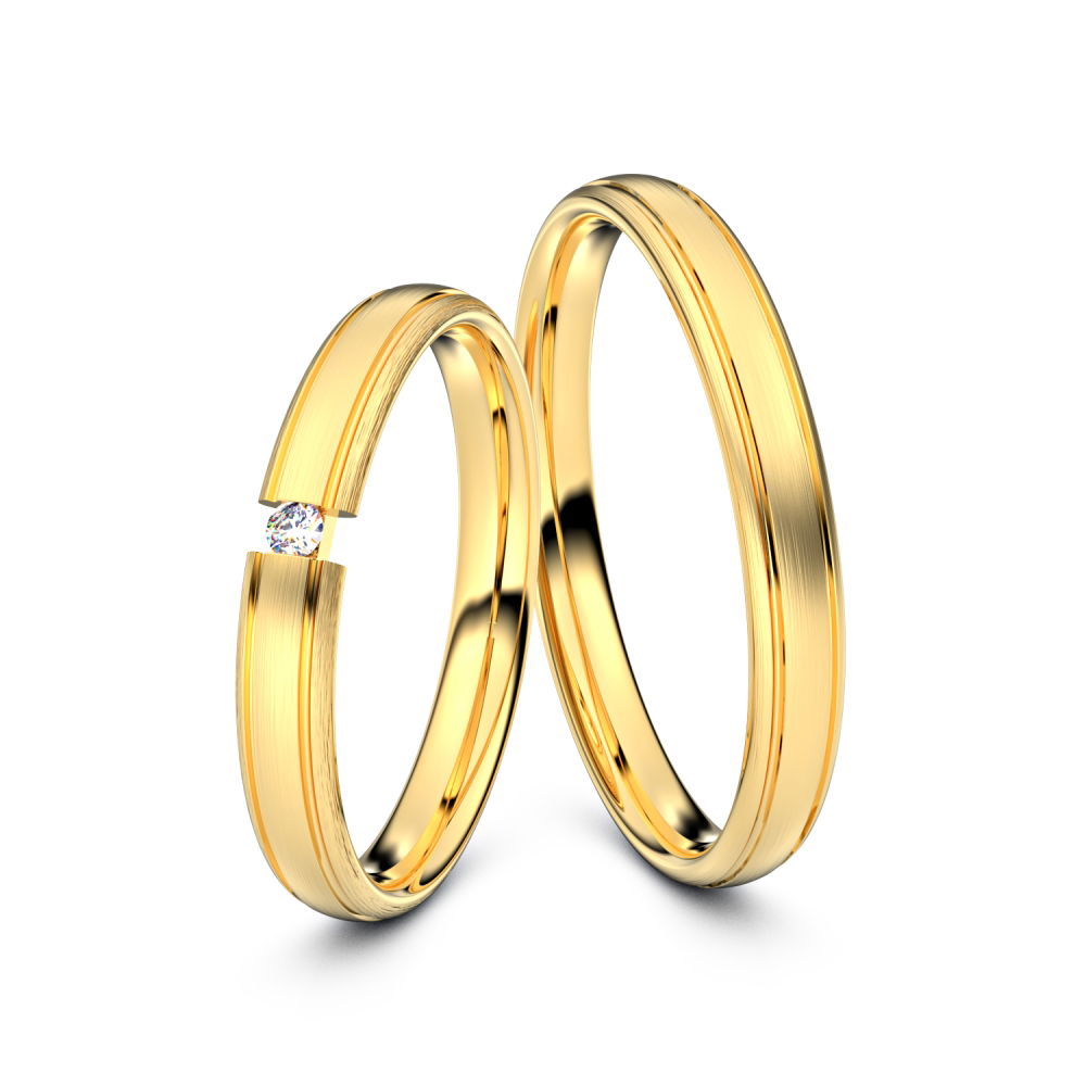 Trauringe Waltrop 333er Gelbgold - 7621 von Juwelier-Schmuck