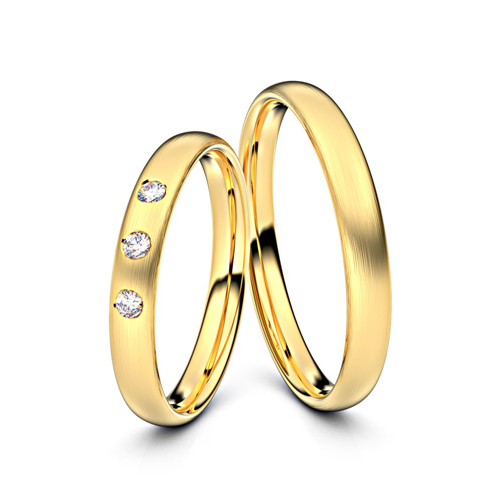 Trauringe Wittenberg 333er Gelbgold - 4247 von Juwelier-Schmuck