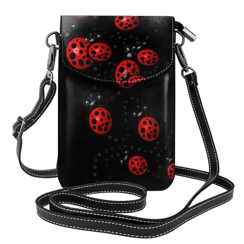 ASFgda Damen Art Marienkäfer Tracks bedruckte kleine Kuriertasche mit Kreditkartenfach Mobile Wallet ASFgda Damen Art Marienkäfer Tracks bedruckte kleine Kuriertasche mit Kreditkartenfach Mobile Wallet von ASFgda