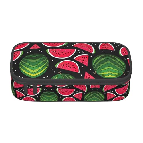 ASFgda Federmäppchen mit großem Fassungsvermögen, langlebig, mit Wassermelonen-Druck, tragbare Kosmetiktasche, Aufbewahrungstasche für Bürobedarf. ASFgda Federmäppchen mit großem Fassungsvermögen, langlebig, mit Wassermelonen-Druck, tragbare Kosmetiktasche, Aufbewahrungstasche für Bürobedarf. von ASFgda
