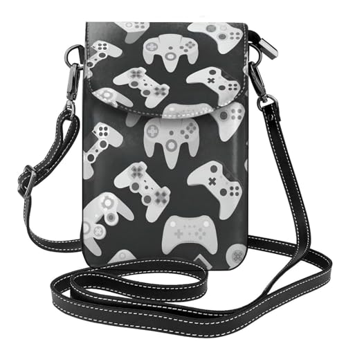 ASFgda Kleine Kuriertasche für Damen, Motiv: Gamecontroller, mit Kreditkartenschlitz, mobile Geldbörse ASFgda Kleine Kuriertasche für Damen, Motiv: Gamecontroller, mit Kreditkartenschlitz, mobile Geldbörse von ASFgda