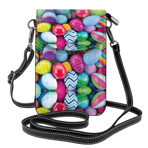 ASFgda Kleine Kuriertasche für Damen, Motiv: Ostereier, mit Kreditkartenschlitz, mobile Geldbörse ASFgda Kleine Kuriertasche für Damen, Motiv: Ostereier, mit Kreditkartenschlitz, mobile Geldbörse von ASFgda