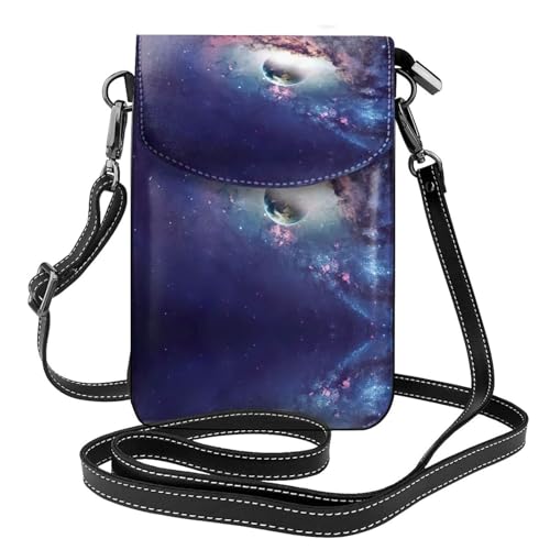 ASFgda Kleine Kuriertasche für Damen, abstraktes Universum, bedruckt, mit Kreditkartenschlitz, mobile Geldbörse ASFgda Kleine Kuriertasche für Damen, abstraktes Universum, bedruckt, mit Kreditkartenschlitz, mobile Geldbörse von ASFgda