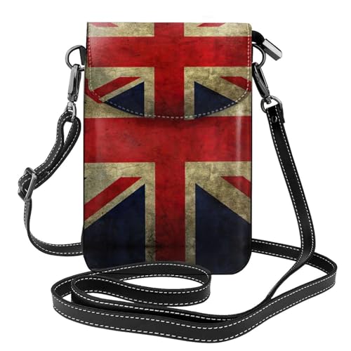 ASFgda Kleine Kuriertasche für Damen, britische Flagge, mit Kreditkartenschlitz, mobile Geldbörse ASFgda Kleine Kuriertasche für Damen, britische Flagge, mit Kreditkartenschlitz, mobile Geldbörse von ASFgda