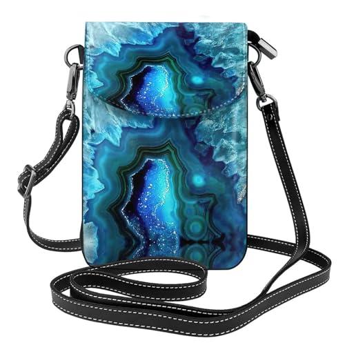 ASFgda Kleine Kuriertasche für Damen, mit Kreditkartenschlitz, Aquablau, Türkis ASFgda Kleine Kuriertasche für Damen, mit Kreditkartenschlitz, Aquablau, Türkis von ASFgda