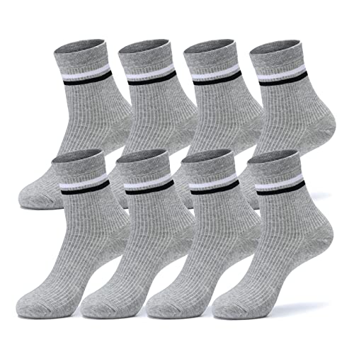 retro sportsocken herren laufsocken retro herren retro basketballsocken retro socken retro tennissocken kompression socken herren unisex socken laufsocken lang baumwolle atmungsaktiv grau 43-46 von ASGJKAM