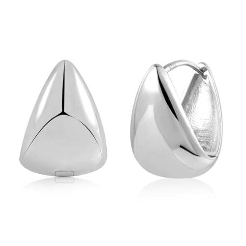 Silber 925 Creolen Kleine Ohrringe Damen, ASH'S CHOICE Silber 925 Ohrringe Oval Creolen Knorpel Huggie Creolen Klobige Leicht Breit Chunky Wassertropfen Ohrringe Oval Kleine Creolen Damen Frauen Silber 925 Creolen Kleine Ohrringe Damen, ASH'S CHOICE Silber 925 Ohrringe Oval Creolen Knorpel Huggie Creolen Klobige Leicht Breit Chunky Wassertropfen Ohrringe Oval Kleine Creolen Damen Frauen von ASH'S CHOICE