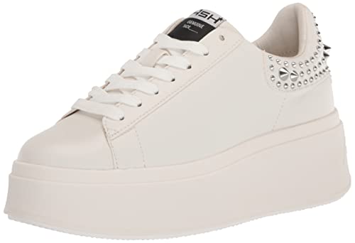 ASH Damen Moby Nieten Sneaker, Weiß/Weiß, 39 EU von ASH