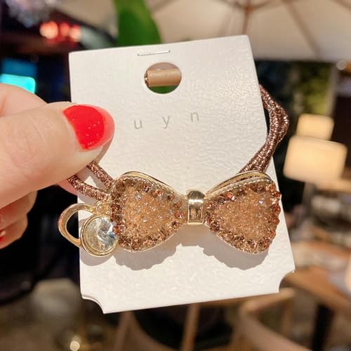 Glänzender Bogen-Kopf-Seil-Legierungs-Haar-Ring-Frauen-Haar-Gummiband-Pferdeschwanz-Haar-Band-Mädchen-Haar-Zusätze-3148-5 Glänzender Bogen-Kopf-Seil-Legierungs-Haar-Ring-Frauen-Haar-Gummiband-Pferdeschwanz-Haar-Band-Mädchen-Haar-Zusätze-3148-5 von ASHAON