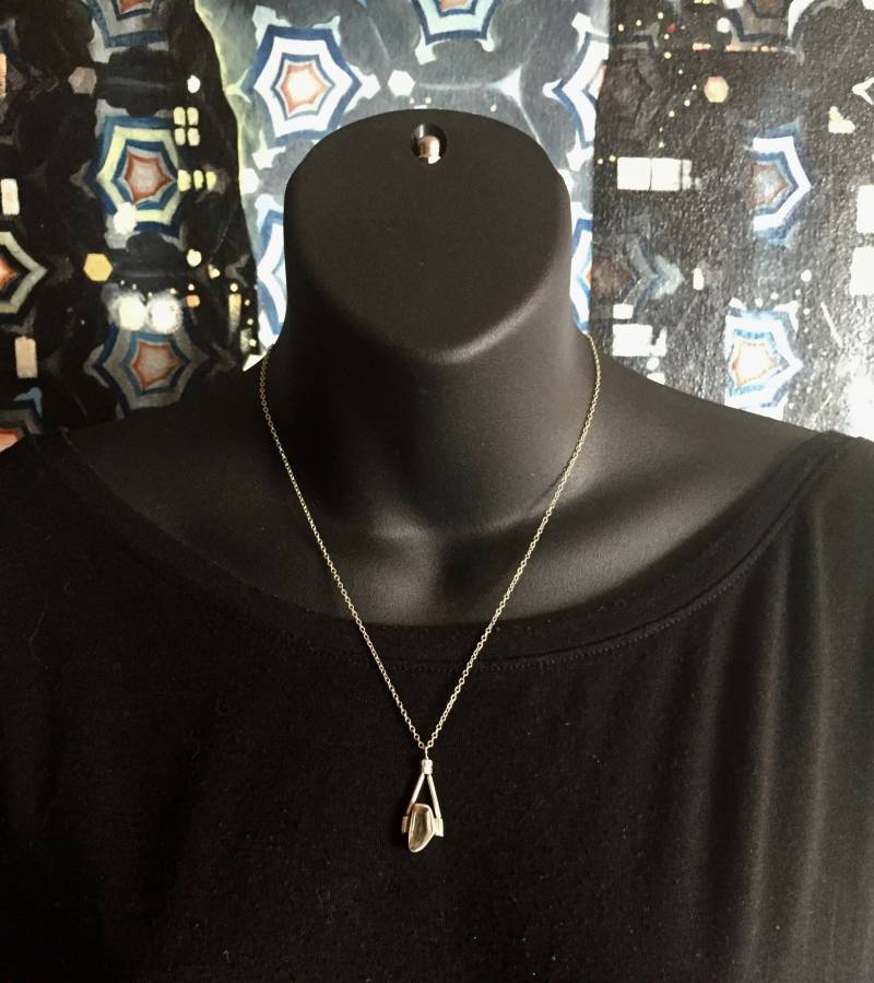 Einzigartige Grüne Amethyst Und Silber von ASHDesignStudio