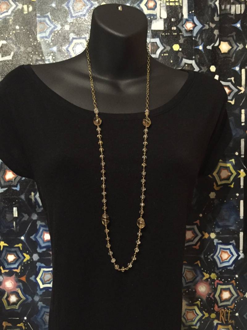 Hand Gewickelt Facettierte Citrine von ASHDesignStudio