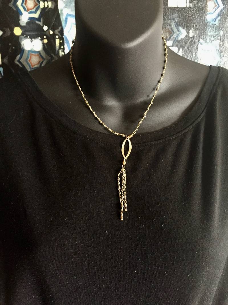 Pyrit Und Gold Quaste von ASHDesignStudio