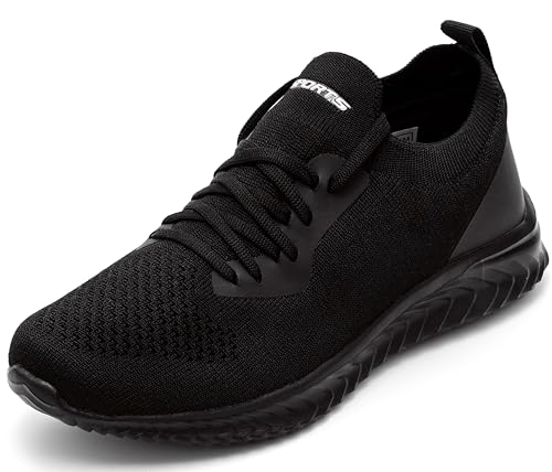 ASHION Damen Turnschuhe Sneaker Atmungsaktiv Leichtgewichts Sportschuhe Laufschuhe Outdoor Fitness,Schwarz 40 EU von ASHION