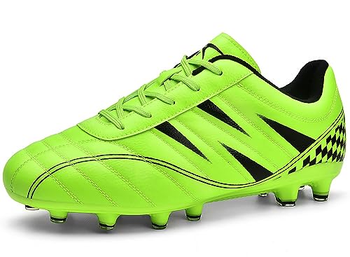 ASHION Fußballschuh Kinder Fussballschuhe Footballschuhe Outdoor Athletic Soccer Schuhe Z01,C Grün,36 EU von ASHION