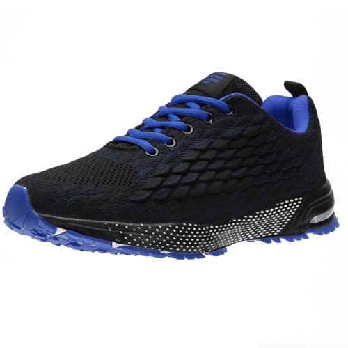 ASHION Turnschuhe Herren Sneaker Laufschuhe Sportschuhe Atmungsaktiv Sneaker Leichte Straßenlaufschuhe,C Blau,40 EU von ASHION